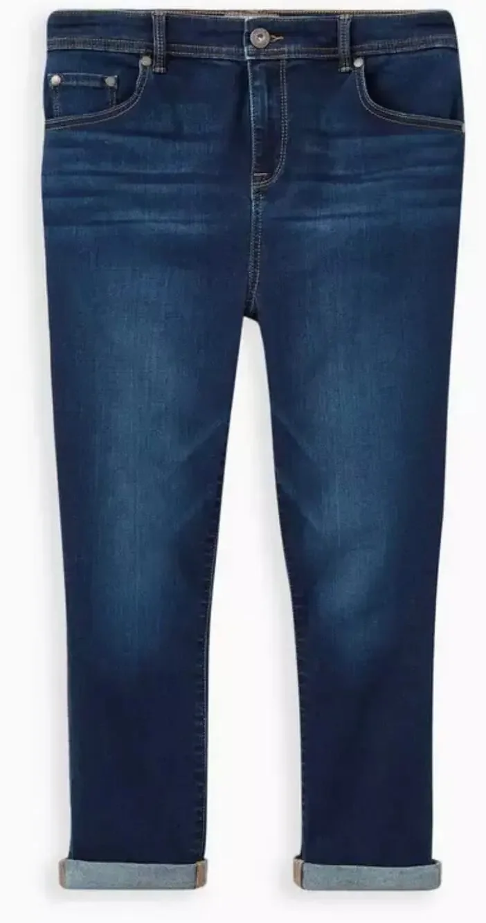 NEW Torrid Crop MidFit Super Skinny Jeans Womens 18 MId-Rise Soft Stretch Denim